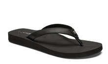 Load image into Gallery viewer, Black sandal on a white background