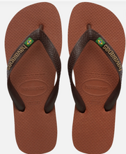 Load image into Gallery viewer, 4110850 BRAZIL LOGO FLIP FLOPS