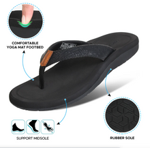 Load image into Gallery viewer, FM405 - Solace Arch Support Orthotic Lightweight Cushioning Flip Flops for Women