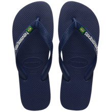 Load image into Gallery viewer, 8110850 MEN'S BRAZIL LOGO FLIP FLOPS