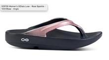 Load image into Gallery viewer, 1401 - OOFOS OOlala Luxe - Rose Sparkle