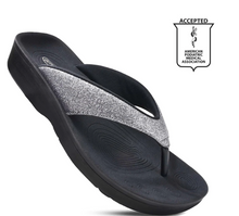 Load image into Gallery viewer, L0312 - CRYSTAL MIST WOMEN'S ORTHOTIC COMFORTABLE FLIP-FLOPS SANDAL
