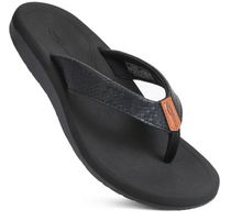 Load image into Gallery viewer, FM405 - Solace Arch Support Orthotic Lightweight Cushioning Flip Flops for Women
