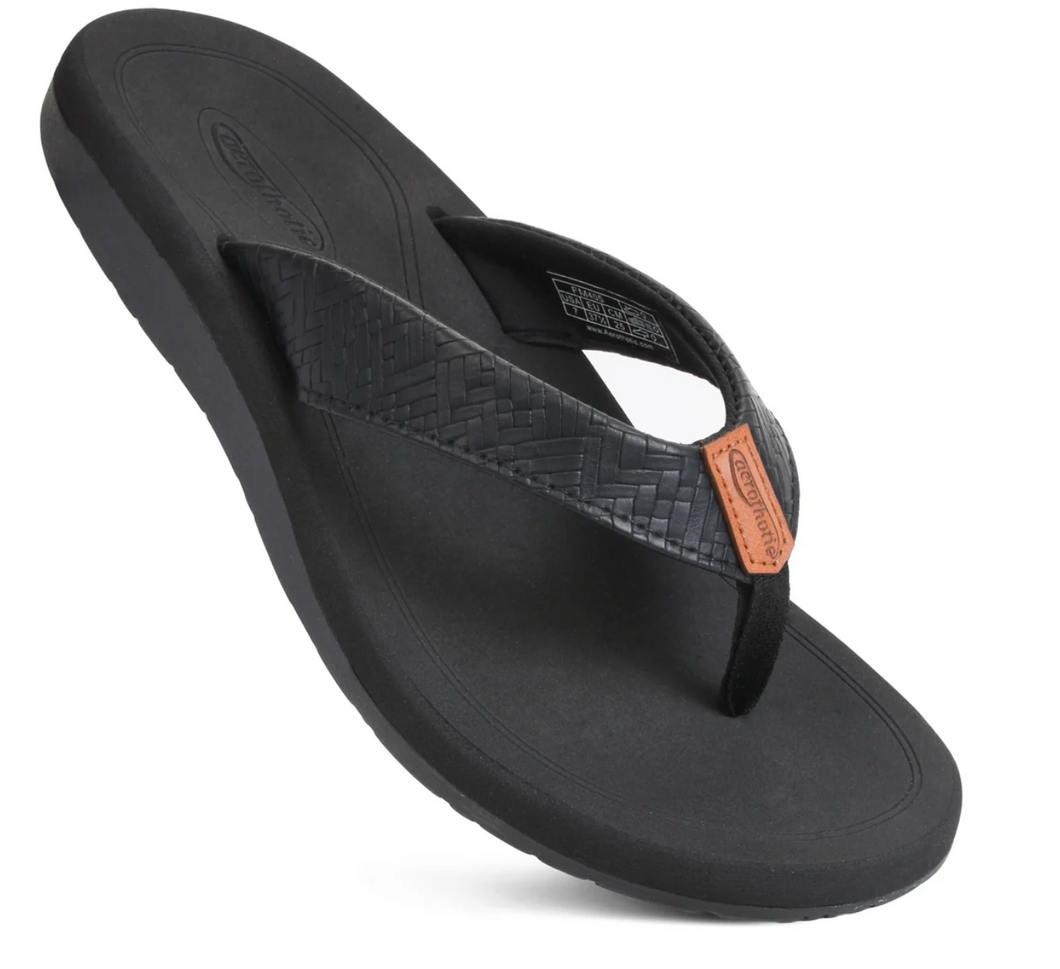 FM405 - Solace Arch Support Orthotic Lightweight Cushioning Flip Flops for Women