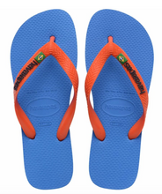 Load image into Gallery viewer, 4110850  BRAZIL LOGO FLIP FLOPS
