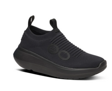 Load image into Gallery viewer, Black slip-on sneaker on a white background

