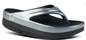 1411 - Women's OOmega OOlala Stacked Sandal - Basalt