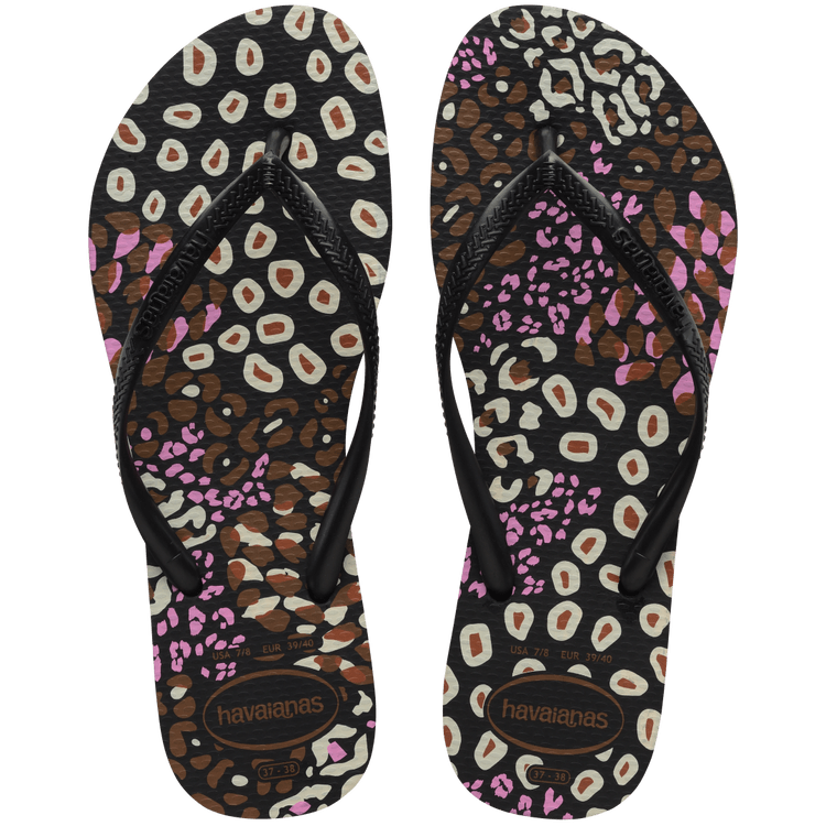 4103352 - SLIM ANIMALS SANDAL BLACK/PINK LEMONADE