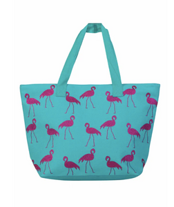 B824 FLAMINGOS BEACH BAG