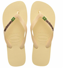 Load image into Gallery viewer, 8110850 MEN'S BRAZIL LOGO FLIP FLOPS
