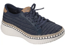 Load image into Gallery viewer, Blue sneaker with white sole on a white background
