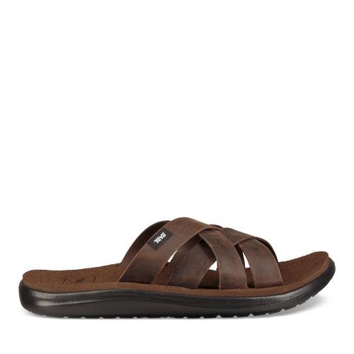 VOYA SLIDE LEATHER - Flip Flop Zone
