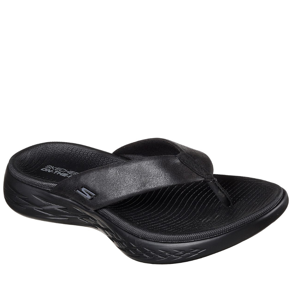 Skechers on the go polished flip flops best sale