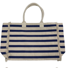 Load image into Gallery viewer, B814 - BEACH BAG WITH STRIPES
