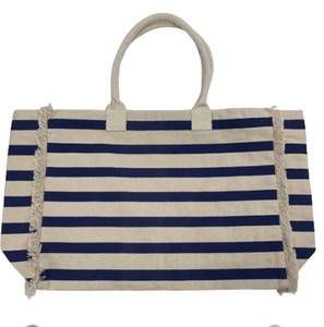 B814 - BEACH BAG WITH STRIPES