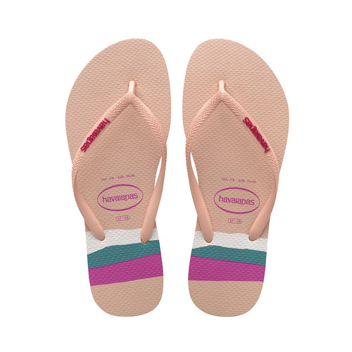 WOMEN SLIM STRIPES FLIP FLOPS - Flip Flop Zone