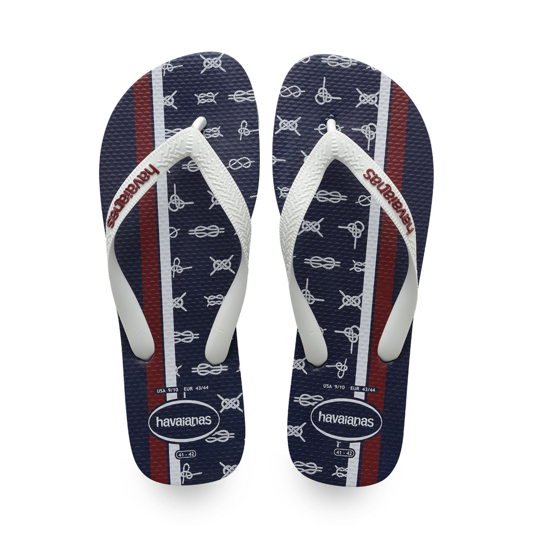 MEN'S TOP NAUTICAL FLIP FLOPS - Flip Flop Zone