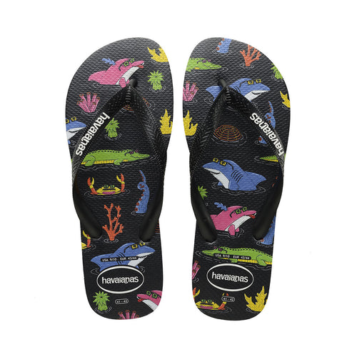 MEN TOP MULGA FLIP FLOPS BLACK/BLACK - Flip Flop Zone