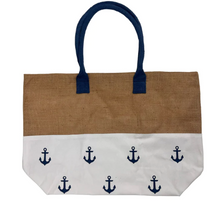 Load image into Gallery viewer, B817 - BEACH BAG WITH ANCHORS
