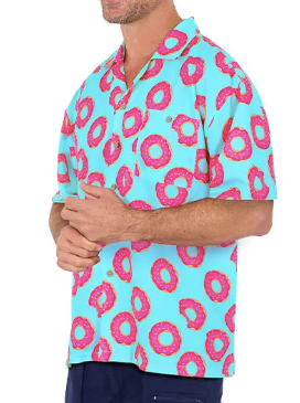 HP87 DONUTS HAWAIIAN SHIRT