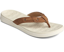 Load image into Gallery viewer, Women&#39;s Adriatic Thong Skip Lace Leather Flip Flop
