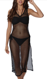 NC220 FISHNET DRESS