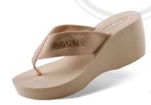 Load image into Gallery viewer, FF325-2 WOMEN&#39;S WADGE FLIP FLOPS
